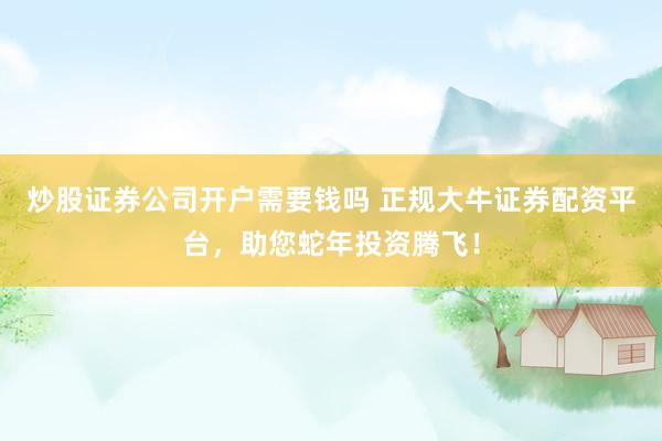 炒股证券公司开户需要钱吗 正规大牛证券配资平台，助您蛇年投资腾飞！